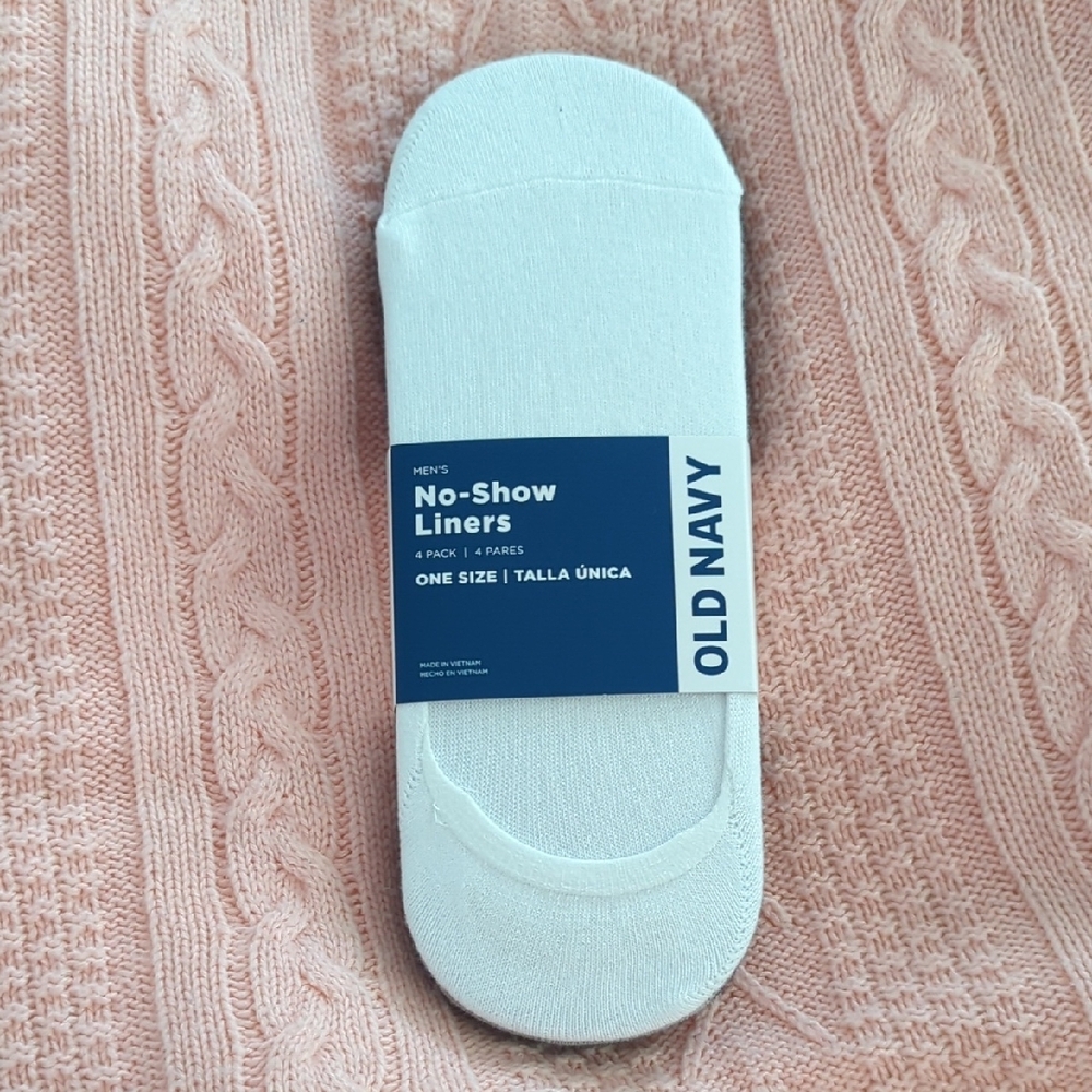 Old Navy Men's No-Show Liners - White